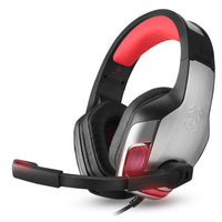 HKM-977299 Luminous Heavy Bass Wired Headphones with Microphone for Mobile Devices