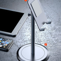 HKM-977299 Telescopic Aluminum Alloy Desktop Bracket for Mobile Devices and Tablets