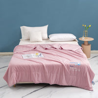 HKM-977555 Cooling Ice Silk Summer Quilt for Maternal and Child Comfort - Multiple Sizes Available