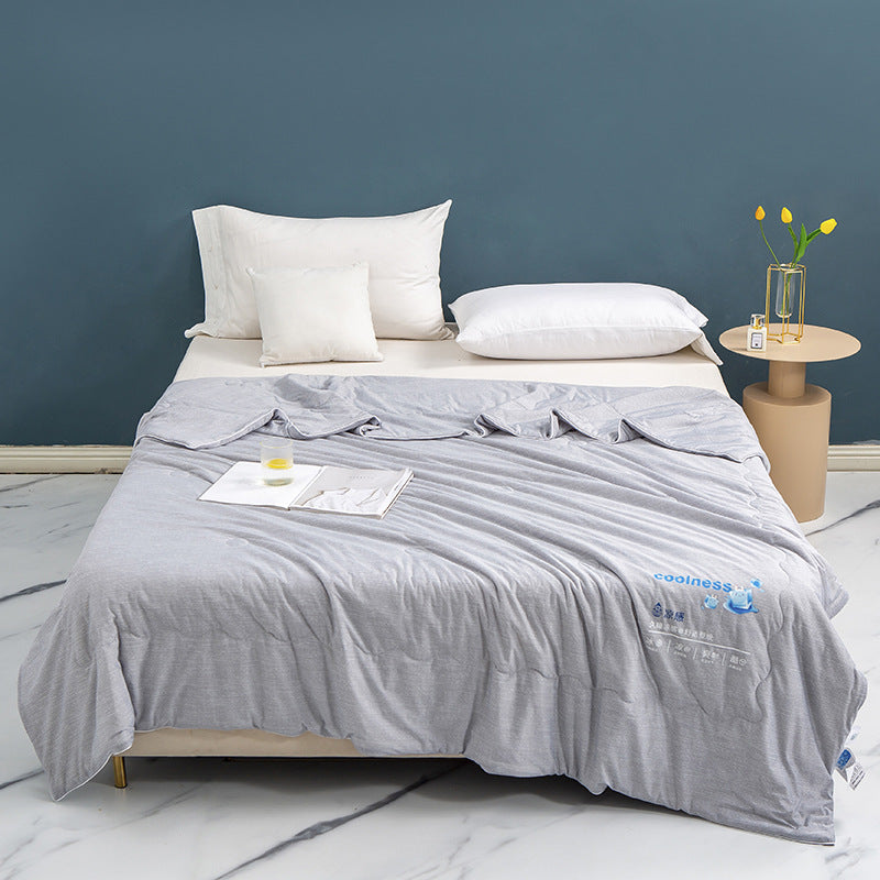 HKM-977555 Cooling Ice Silk Summer Quilt for Maternal and Child Comfort - Multiple Sizes Available