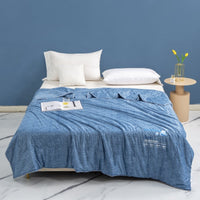 HKM-977555 Cooling Ice Silk Summer Quilt for Maternal and Child Comfort - Multiple Sizes Available