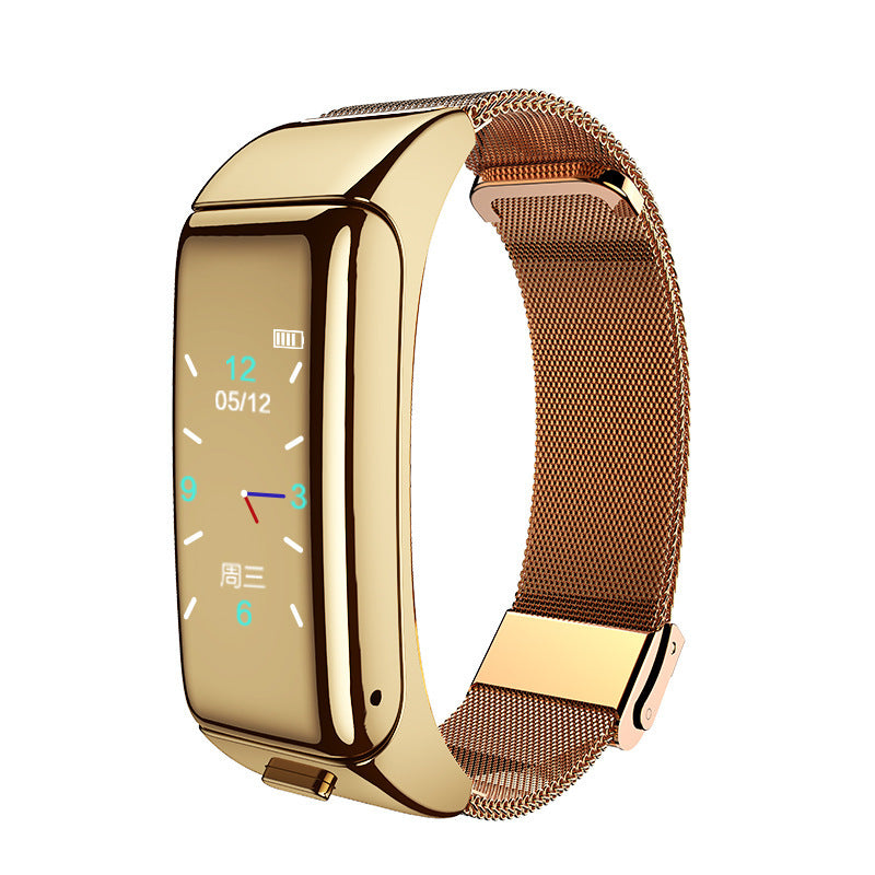 HKM-977747 Color Screen Smart Call Bracelet with Pedometer and Call Alerts, 90mAh Battery