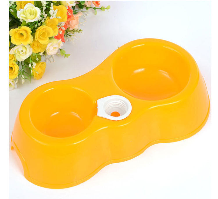 HKM-977747 Durable Shatter-Resistant Dog and Cat Bowl Set with Water Dispenser – Multi-Color Options Available