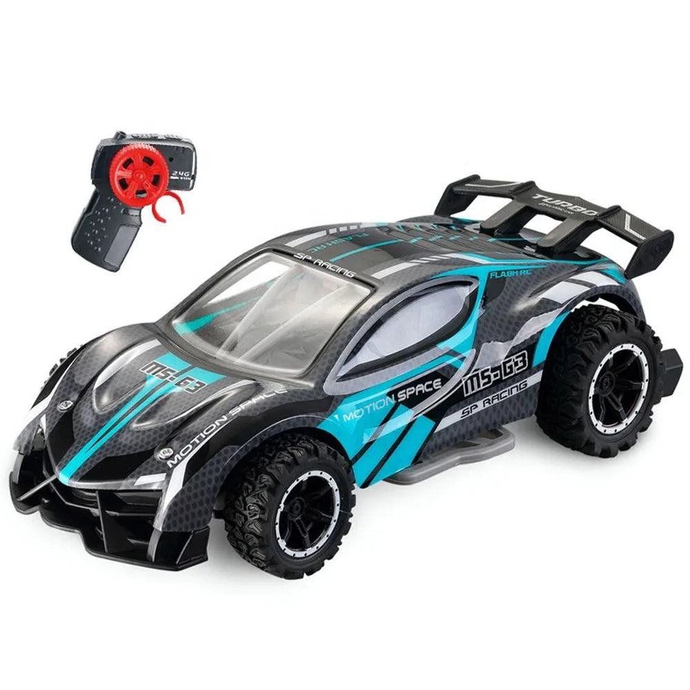 HKM-977811 2.4G Remote Control Alloy Racing Car 1:24 Scale High-Speed Drift Vehicle for Kids Ages 5 and Up