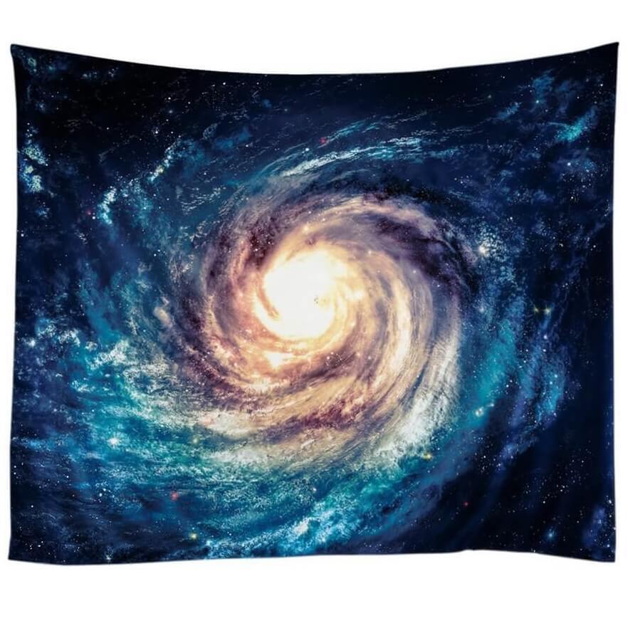 KTX-977939 Cosmic Tapestry in 100% Polyester for Stunning Wall Decor