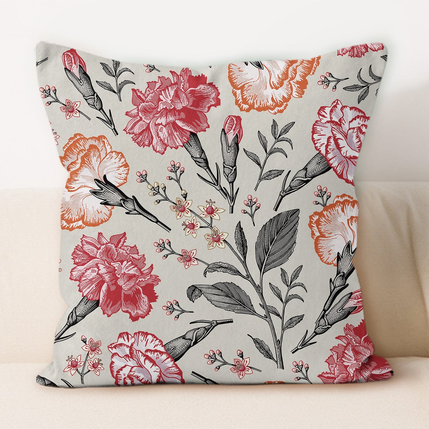 HKM-978195 Classical Pattern Cushion Pillow for Home, Couch, Car, and Office - Various Styles Available