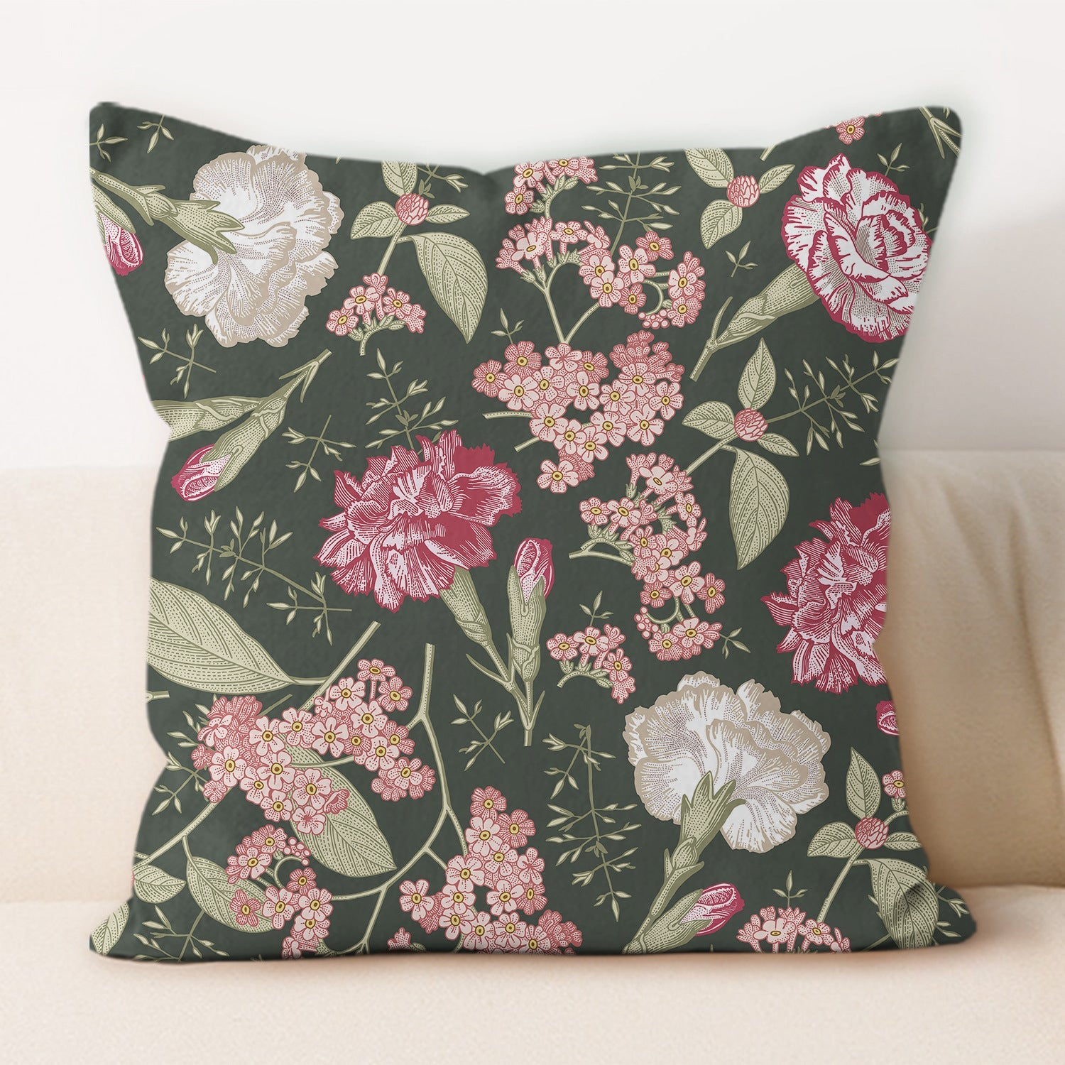 HKM-978195 Classical Pattern Cushion Pillow for Home, Couch, Car, and Office - Various Styles Available