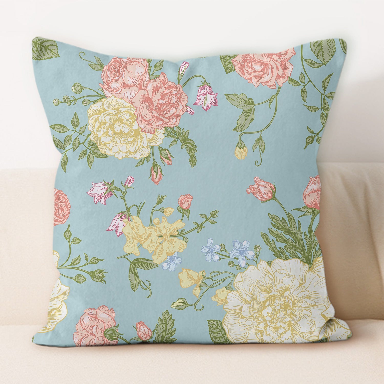 HKM-978195 Classical Pattern Cushion Pillow for Home, Couch, Car, and Office - Various Styles Available