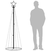HKM-978195 Illuminated Cone-Shaped LED Christmas Tree with 108 Warm White Lights