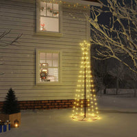 HKM-978195 Illuminated Cone-Shaped LED Christmas Tree with 108 Warm White Lights