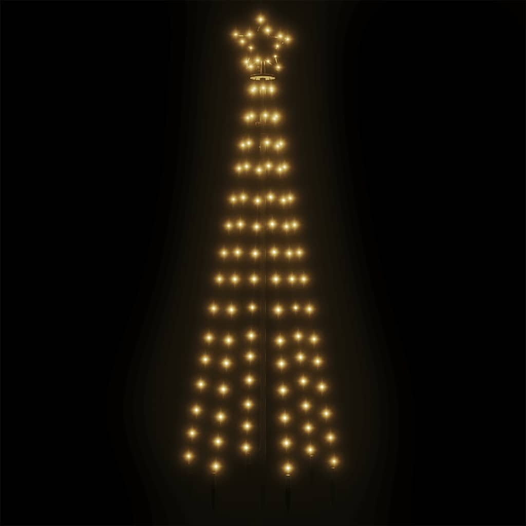 HKM-978195 Illuminated Cone-Shaped LED Christmas Tree with 108 Warm White Lights