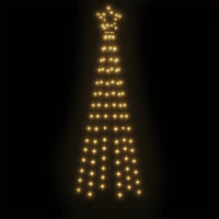 HKM-978195 Illuminated Cone-Shaped LED Christmas Tree with 108 Warm White Lights