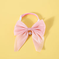 HKM-978259 Red and Pink Cashmere Cat and Dog Necklet Set with Bow and Hat