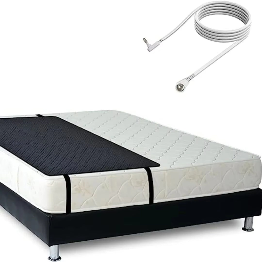 HKM-978387 Black Grounding Air Mattress Fitted Sheet - Anti-static PU Material, Modern Design