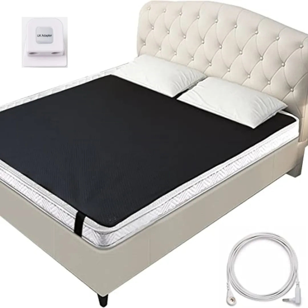 HKM-978387 Black Grounding Air Mattress Fitted Sheet - Anti-static PU Material, Modern Design