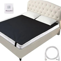 HKM-978387 Black Grounding Air Mattress Fitted Sheet - Anti-static PU Material, Modern Design