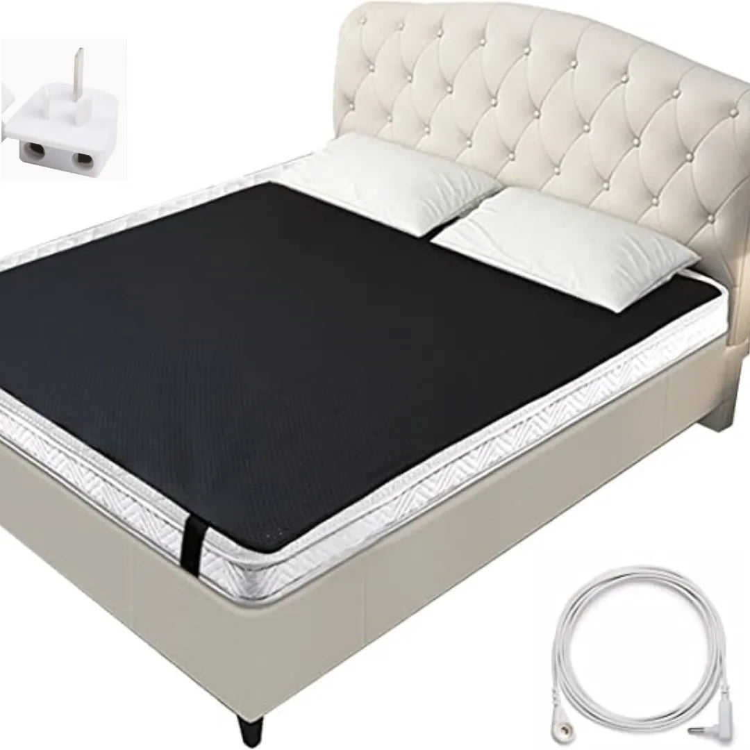 HKM-978387 Black Grounding Air Mattress Fitted Sheet - Anti-static PU Material, Modern Design