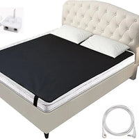 HKM-978387 Black Grounding Air Mattress Fitted Sheet - Anti-static PU Material, Modern Design