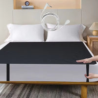 HKM-978387 Black Grounding Air Mattress Fitted Sheet - Anti-static PU Material, Modern Design