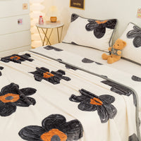 HKM-978387 Cartoon Anime Double-Sided Milk Velvet Blanket, 150x200cm, Anti-Static and Lint-Free