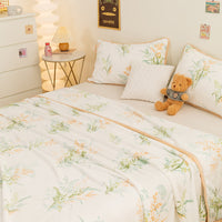 HKM-978387 Cartoon Anime Double-Sided Milk Velvet Blanket, 150x200cm, Anti-Static and Lint-Free