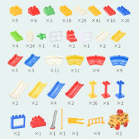 HKM-978643 Building Block Marble Race Run Set - 245PCS Educational DIY Toy for Ages 3+