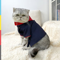 HKM-978643 Universal Cat and Dog Hoodie Photo Props in Polygonum Cuspidatum Color, Available in Small and Medium Sizes