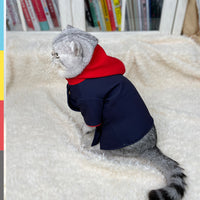 HKM-978643 Universal Cat and Dog Hoodie Photo Props in Polygonum Cuspidatum Color, Available in Small and Medium Sizes