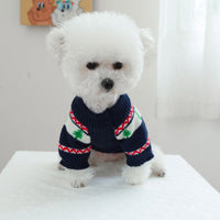 HKM-978963 Forest Bear Pattern Dog Sweater - Casual Pet Clothing in Multiple Sizes