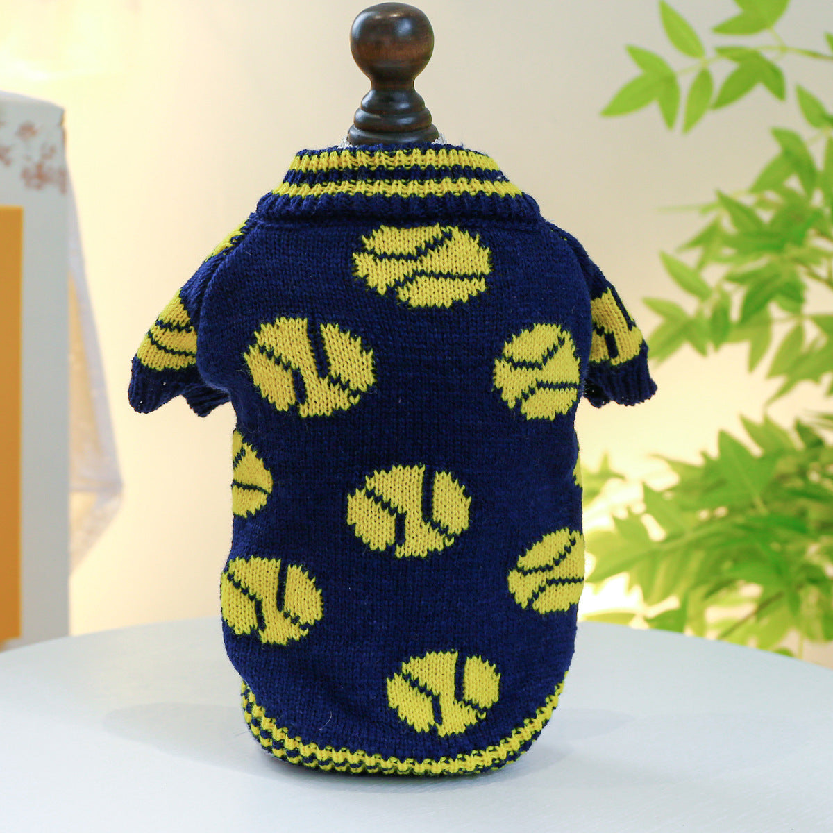 HKM-978963 Forest Bear Pattern Dog Sweater - Casual Pet Clothing in Multiple Sizes