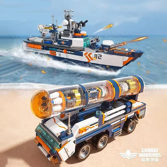 Cyber War Machine Building Block Set – 50 Pieces Educational Toy for Kids Ages 2-14