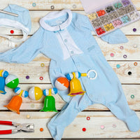 HKM-979219 Hollow Snap Fastener Button Set - 100 Sets in 10 Colors with Tool for Jeans