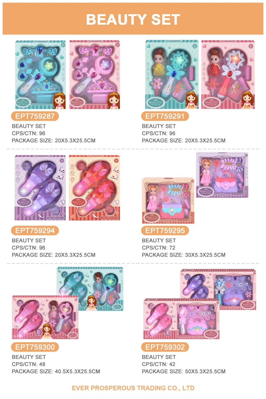 KTX-979219 Kids Makeup Play Set with Dresser Storage - Pretend Beauty Table Toy for Ages 2-7 Years