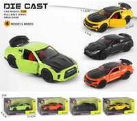 HKM-979347 Diecast 1:36 Scale Alloy Toy Car for Children Ages 2 and Up, Non-Battery Powered Vehicle