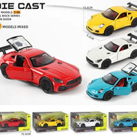 HKM-979347 Diecast 1:36 Scale Alloy Toy Car for Children Ages 2 and Up, Non-Battery Powered Vehicle