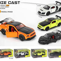 HKM-979347 Diecast 1:36 Scale Alloy Toy Car for Children Ages 2 and Up, Non-Battery Powered Vehicle