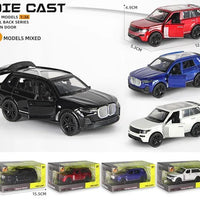 HKM-979347 Diecast 1:36 Scale Alloy Toy Car for Children Ages 2 and Up, Non-Battery Powered Vehicle