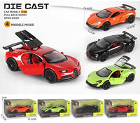 HKM-979347 Diecast 1:36 Scale Alloy Toy Car for Children Ages 2 and Up, Non-Battery Powered Vehicle