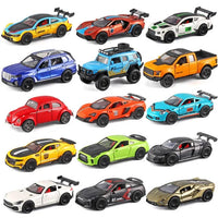 HKM-979347 Diecast 1:36 Scale Alloy Toy Car for Children Ages 2 and Up, Non-Battery Powered Vehicle