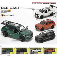 HKM-979347 Diecast 1:36 Scale Alloy Toy Car for Children Ages 2 and Up, Non-Battery Powered Vehicle