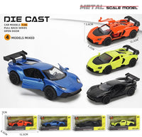 HKM-979347 Diecast 1:36 Scale Alloy Toy Car for Children Ages 2 and Up, Non-Battery Powered Vehicle