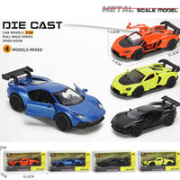 HKM-979347 Diecast 1:36 Scale Alloy Toy Car for Children Ages 2 and Up, Non-Battery Powered Vehicle
