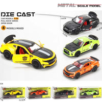 HKM-979347 Diecast 1:36 Scale Alloy Toy Car for Children Ages 2 and Up, Non-Battery Powered Vehicle