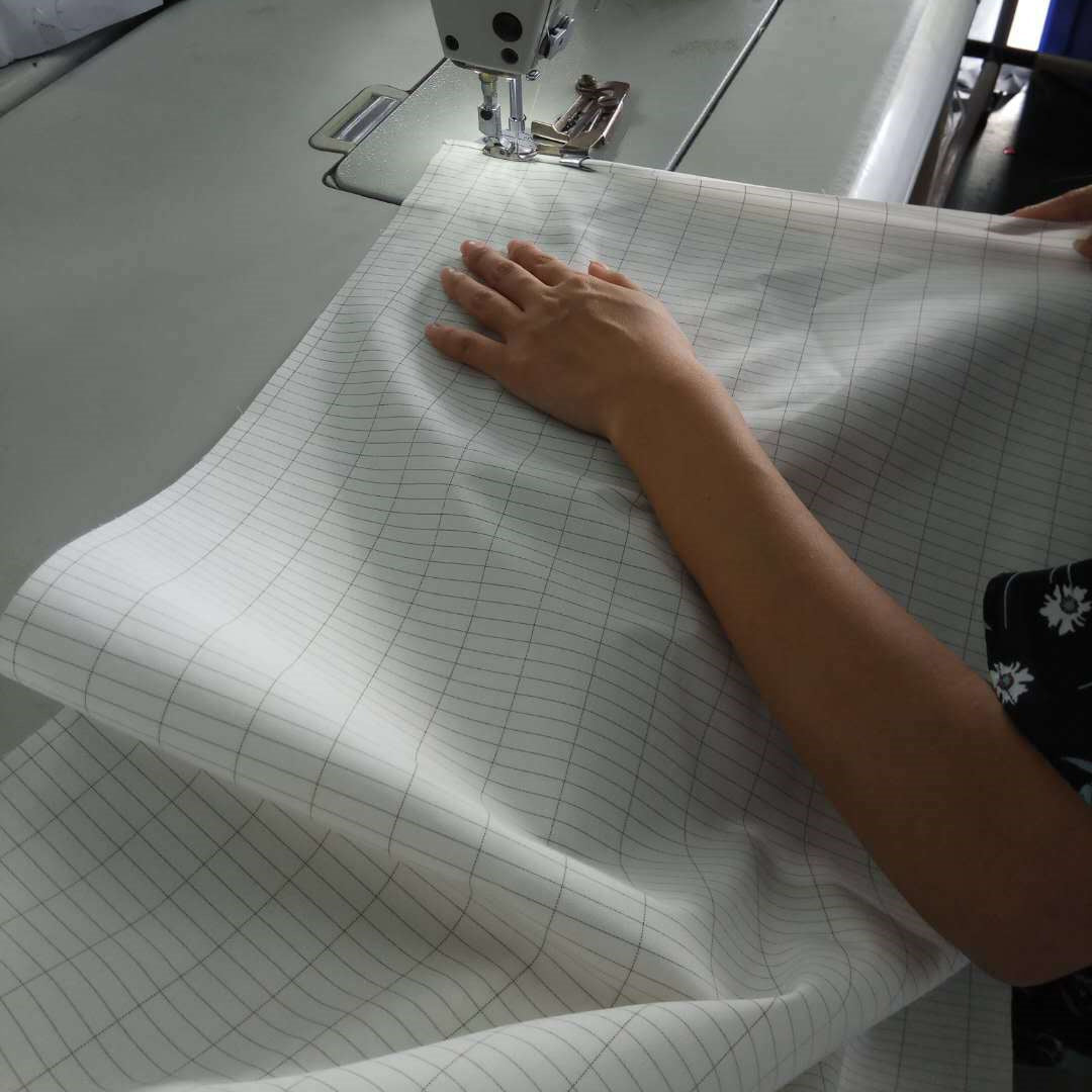 KTX-979347 Grounded Silver Fiber Antibacterial Anti-Static Bed Sheet