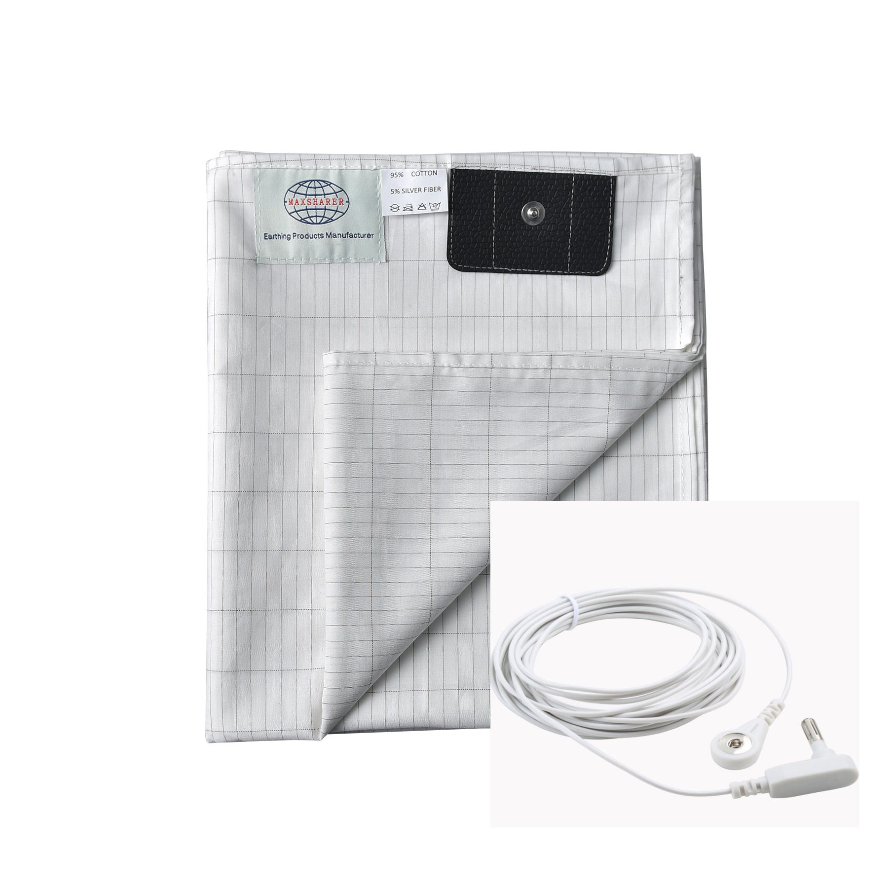 KTX-979347 Grounded Silver Fiber Antibacterial Anti-Static Bed Sheet