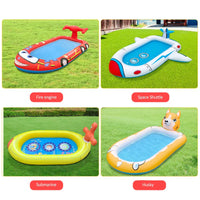 HKM-979795 Inflatable Outdoor Garden Splash Sprinkler Pad Water Play Mat for Kids and Adults