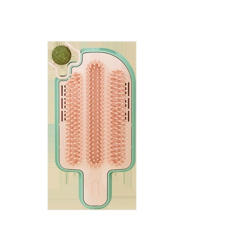 HKM-979987 Ice Cream Itching Device With Cat Teaser Mint Ball Cat Toy