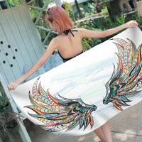 HKM-980115 Microfiber Rectangular Beach Towel - 150x70cm & 150x180cm, Perfect for Swimming and Fitness