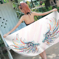 HKM-980115 Microfiber Rectangular Beach Towel - 150x70cm & 150x180cm, Perfect for Swimming and Fitness