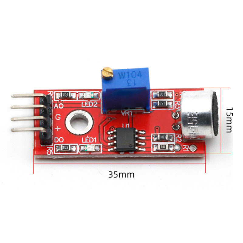 KTX-980243 High Sensitivity Microphone Sensor Module KY-037 for Audio Detection